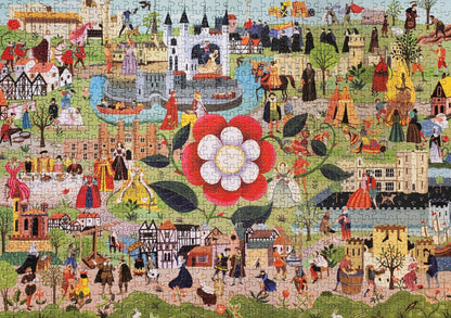 A Tudorok világa Laurence King 1000 darabos kirakó puzzle (LK - 9781913947835) - puzzlegarden