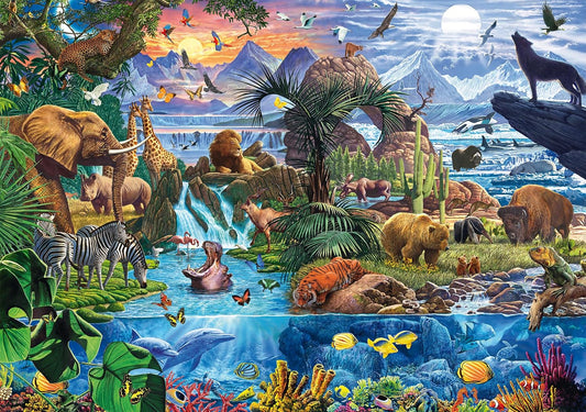 A vadon panorĂĄmĂĄja Schmidt Spiele 1500 darabos kirakĂł puzzle (SCH - 58866) - puzzlegarden