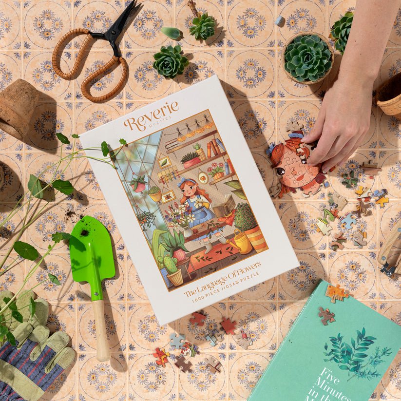 A virágok nyelve Reverie 1000 darabos kirakó puzzle (RE - TLOF1000WI) - puzzlegarden