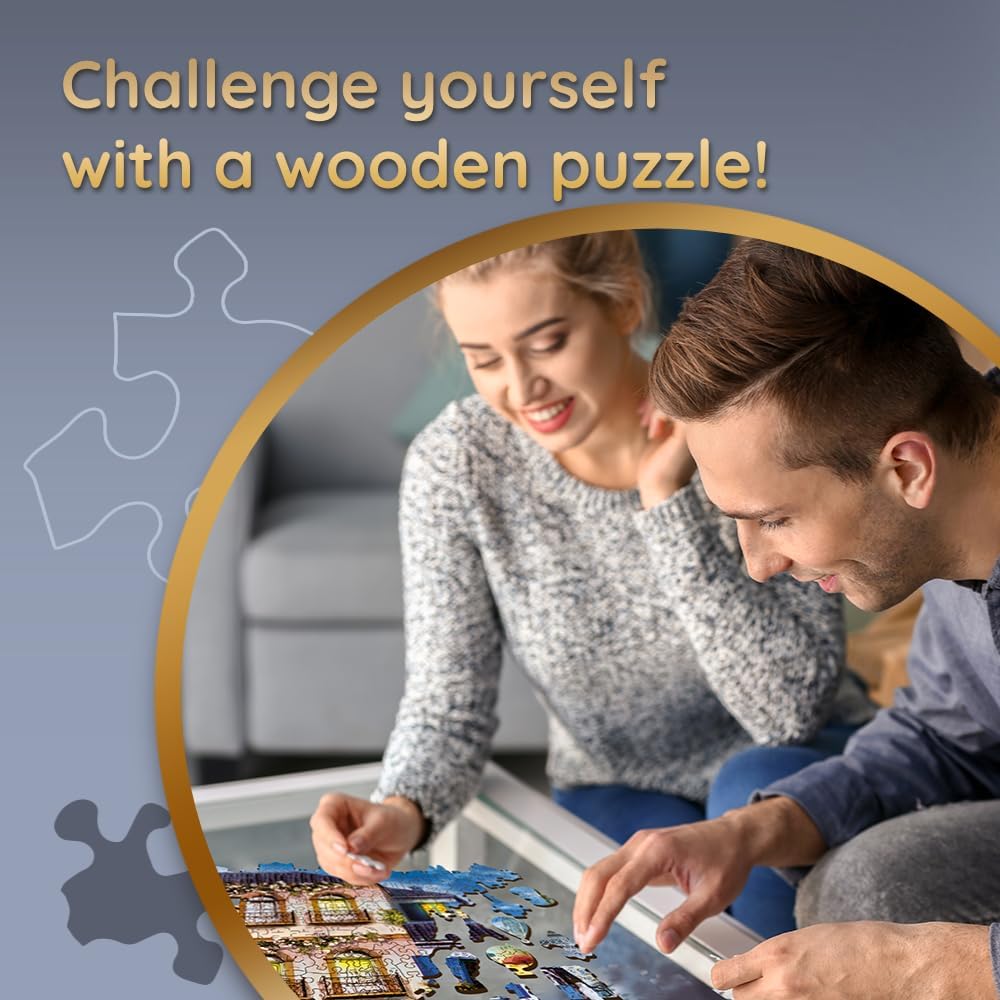 A Zene Világában - Fa kirakó Trefl Wood Craft 500 darabos kirakó puzzle (TR - 20180 5900511201802) - puzzlegarden