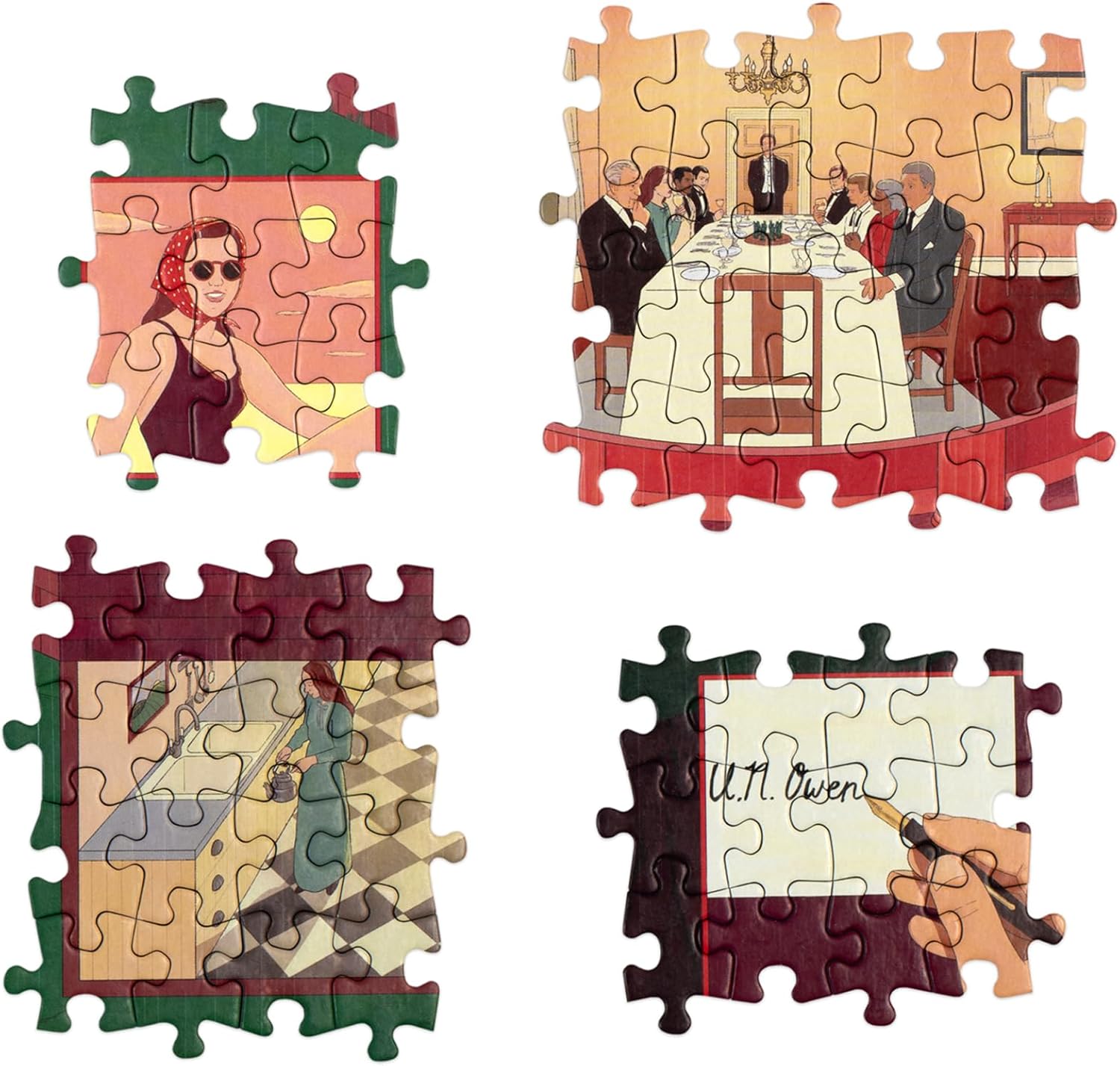 Agatha Christie - Tíz kicsi néger Laurence King 1000 darabos kirakó puzzle (LK - 9781399632843) - puzzlegarden