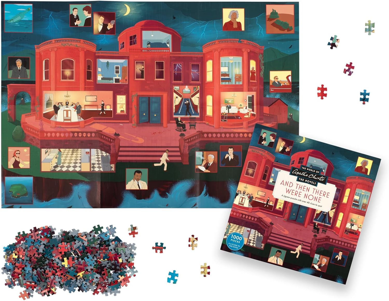 Agatha Christie - Tíz kicsi néger Laurence King 1000 darabos kirakó puzzle (LK - 9781399632843) - puzzlegarden