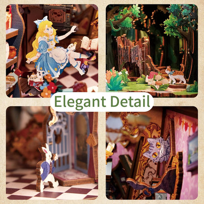 Alíz Csodaországban Könyvkuckó Tonecheer 184 darabos kirakó puzzle (TC-TQ128) - puzzlegarden