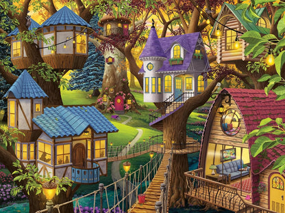 Alkonyat a Fák között Ravensburger 1500 darabos kirakó puzzle (RA - 12001009 4005555010098) - puzzlegarden