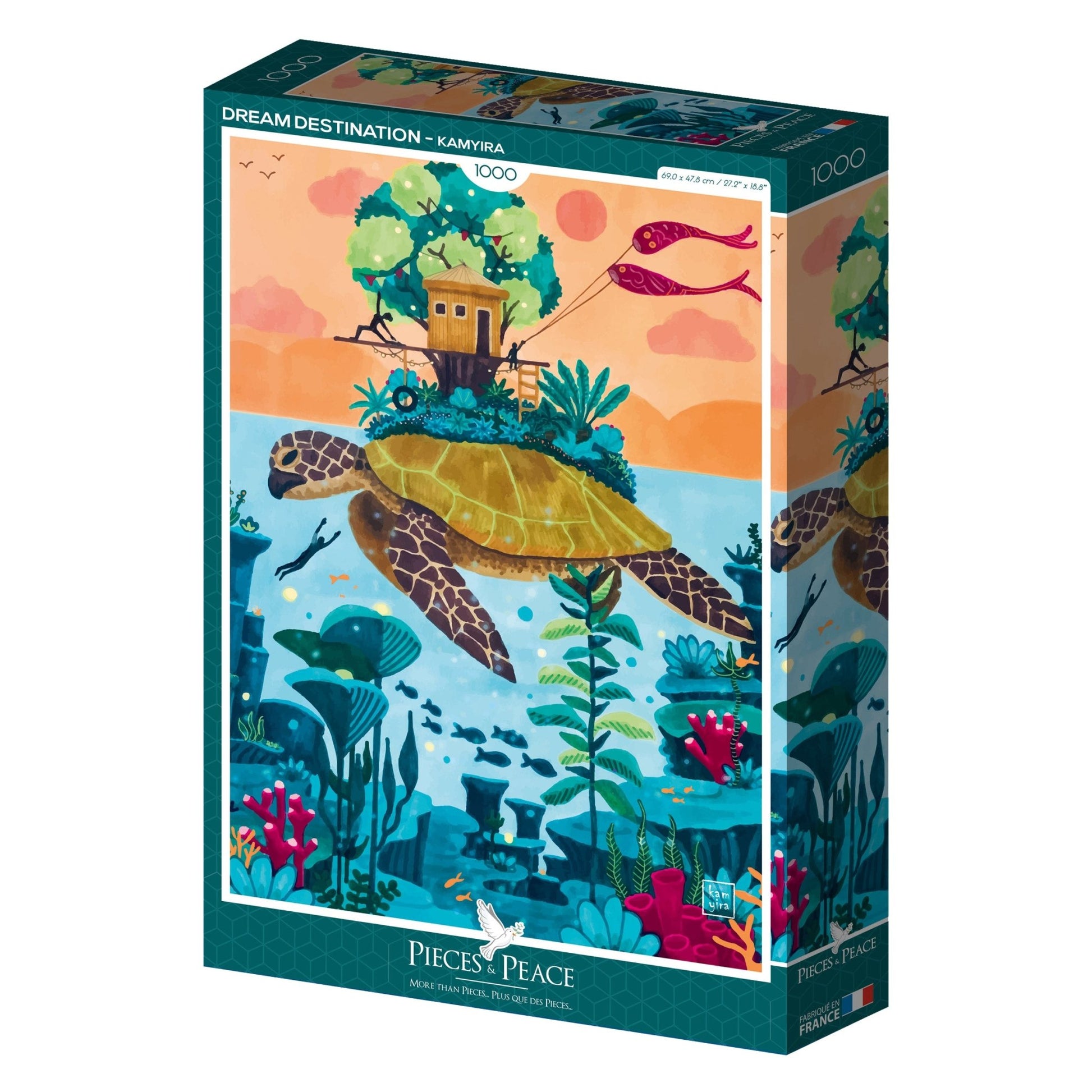 Álombeli úticél Pieces & Peace 1000 darabos kirakó puzzle (PaP - 0078 3770001400785) - puzzlegarden