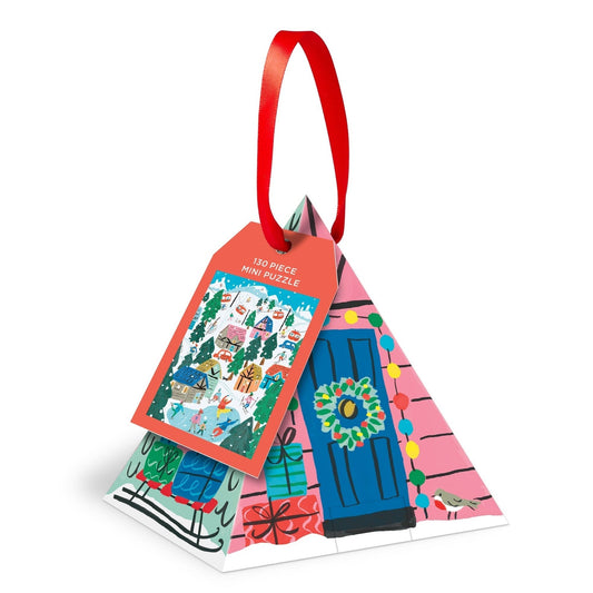 Alpesi kunyhó - karácsonyfadísz Galison 130 darabos kirakó puzzle (GA - 9780735383289) - puzzlegarden