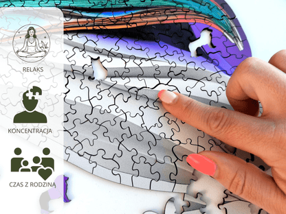 Alternatív geometria – Éteri ló Milliwood 500 darabos kirakó puzzle (MW - 5048) - puzzlegarden