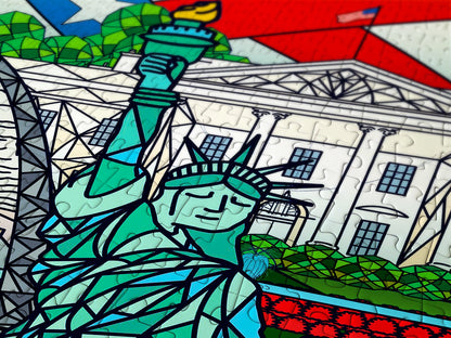Amerikai Nevezetességek Enjoy 1000 darabos kirakó puzzle (EN - 1937) - puzzlegarden