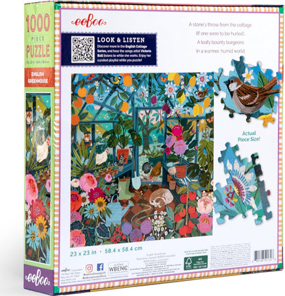 Angol Üvegház Eeboo 1000 darabos kirakó puzzle (EB - PZTENG 689196521348) - puzzlegarden