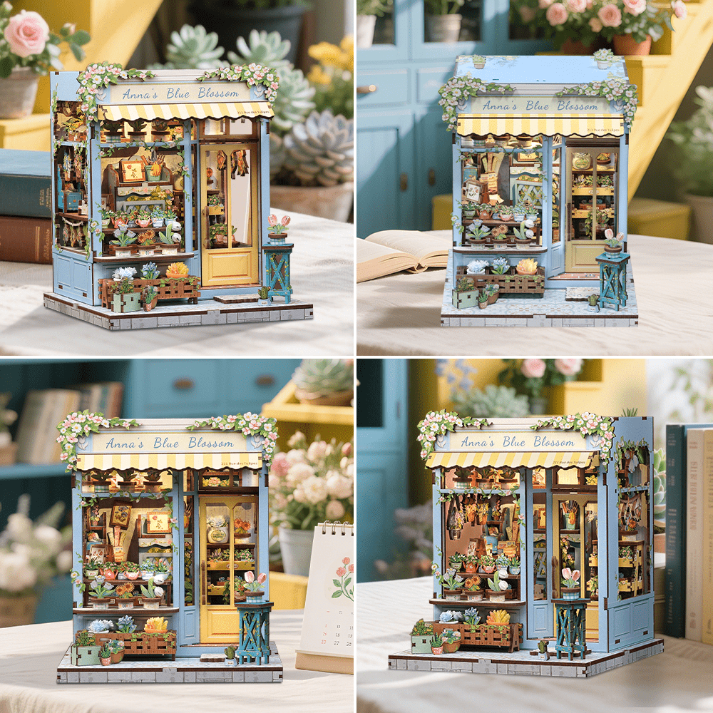 Anna kis kék virágboltja CuteBee 255 darabos kirakó puzzle (CB - CWGC211) - puzzlegarden