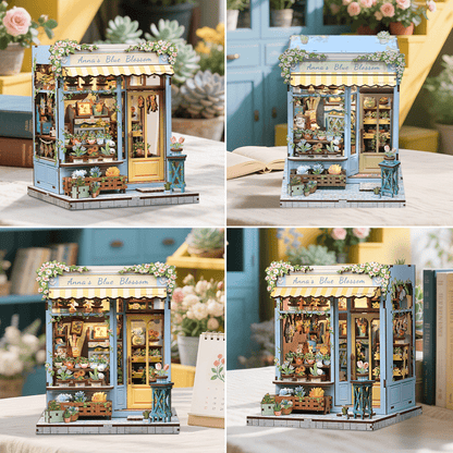 Anna kis kék virágboltja CuteBee 255 darabos kirakó puzzle (CB - CWGC211) - puzzlegarden