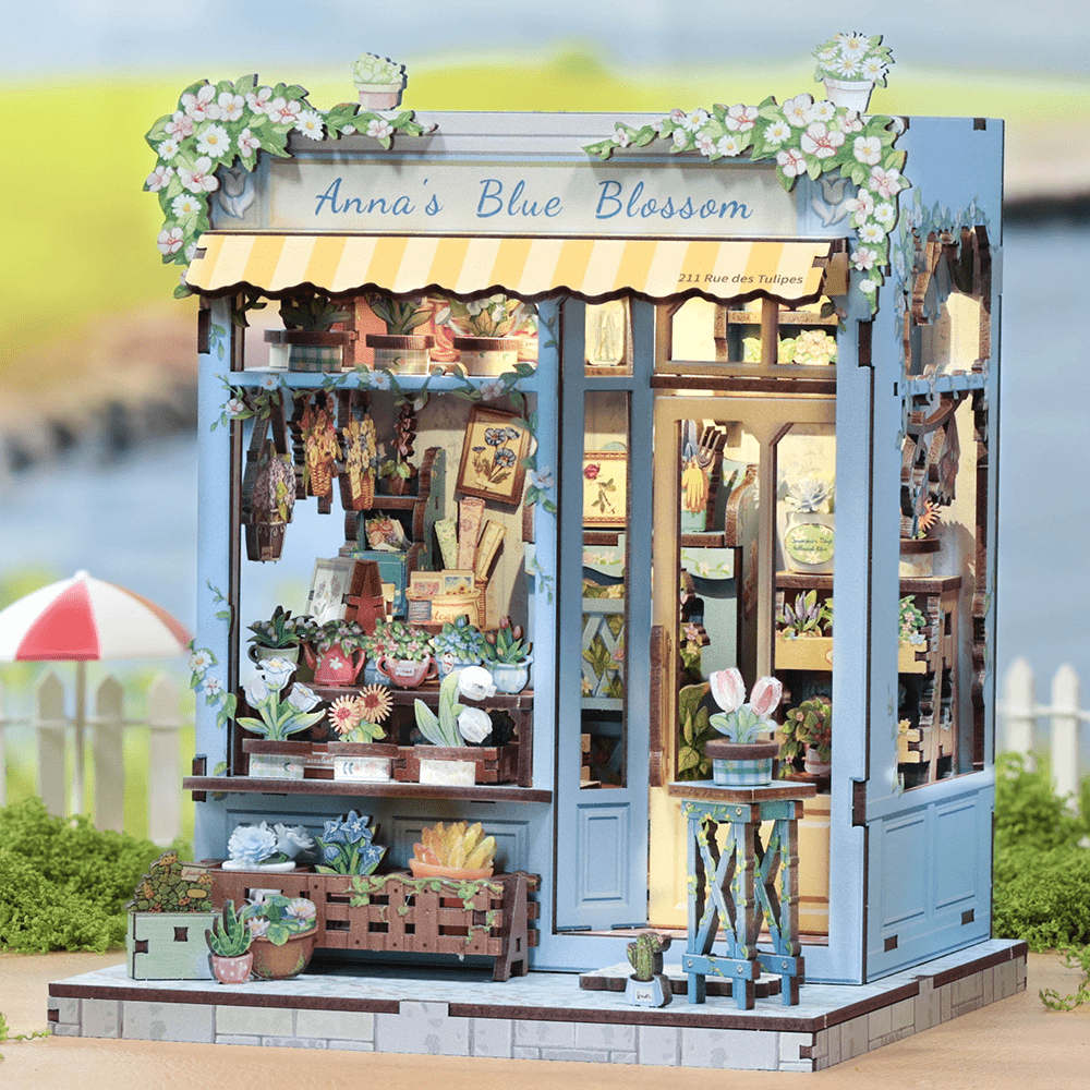 Anna kis kék virágboltja CuteBee 255 darabos kirakó puzzle (CB - CWGC211) - puzzlegarden