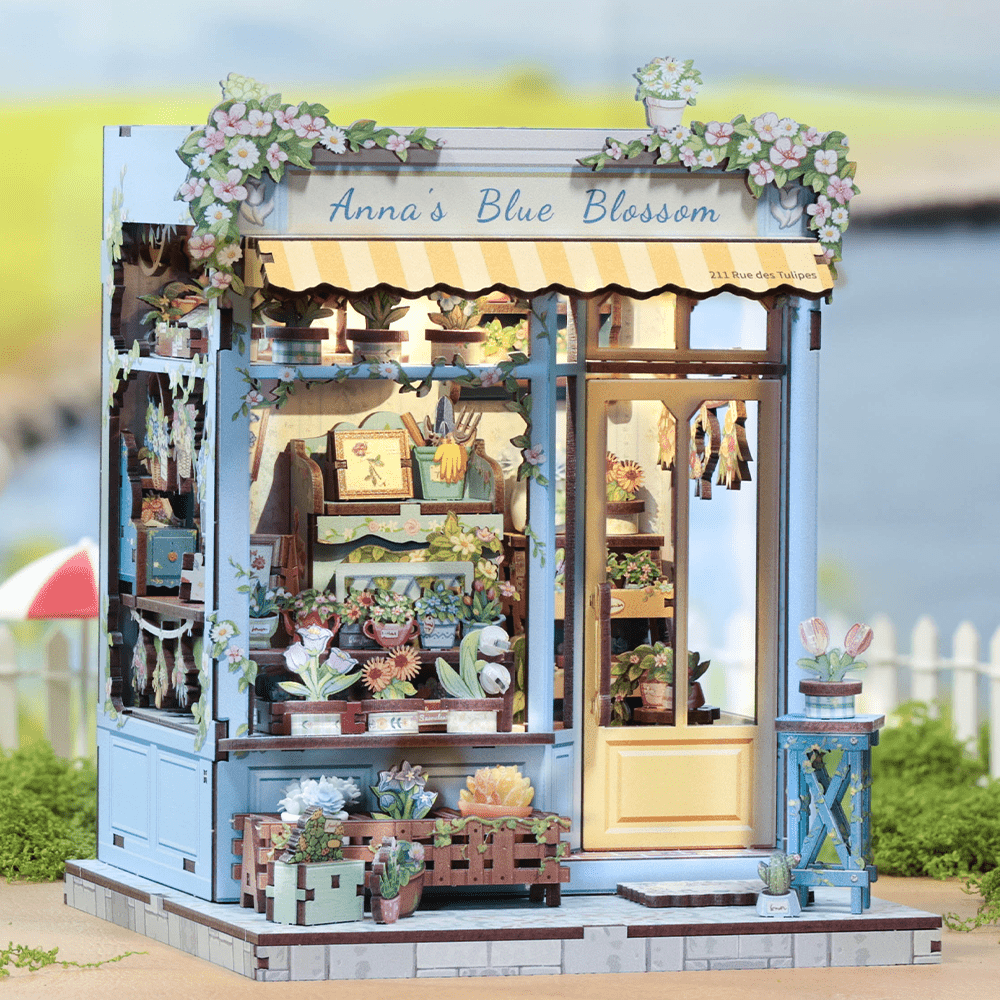 Anna kis kék virágboltja CuteBee 255 darabos kirakó puzzle (CB - CWGC211) - puzzlegarden
