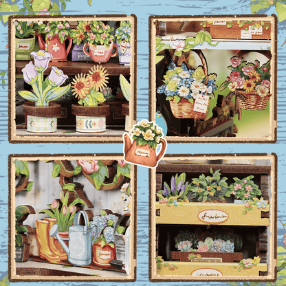 Anna kis kék virágboltja CuteBee 255 darabos kirakó puzzle (CB - CWGC211) - puzzlegarden