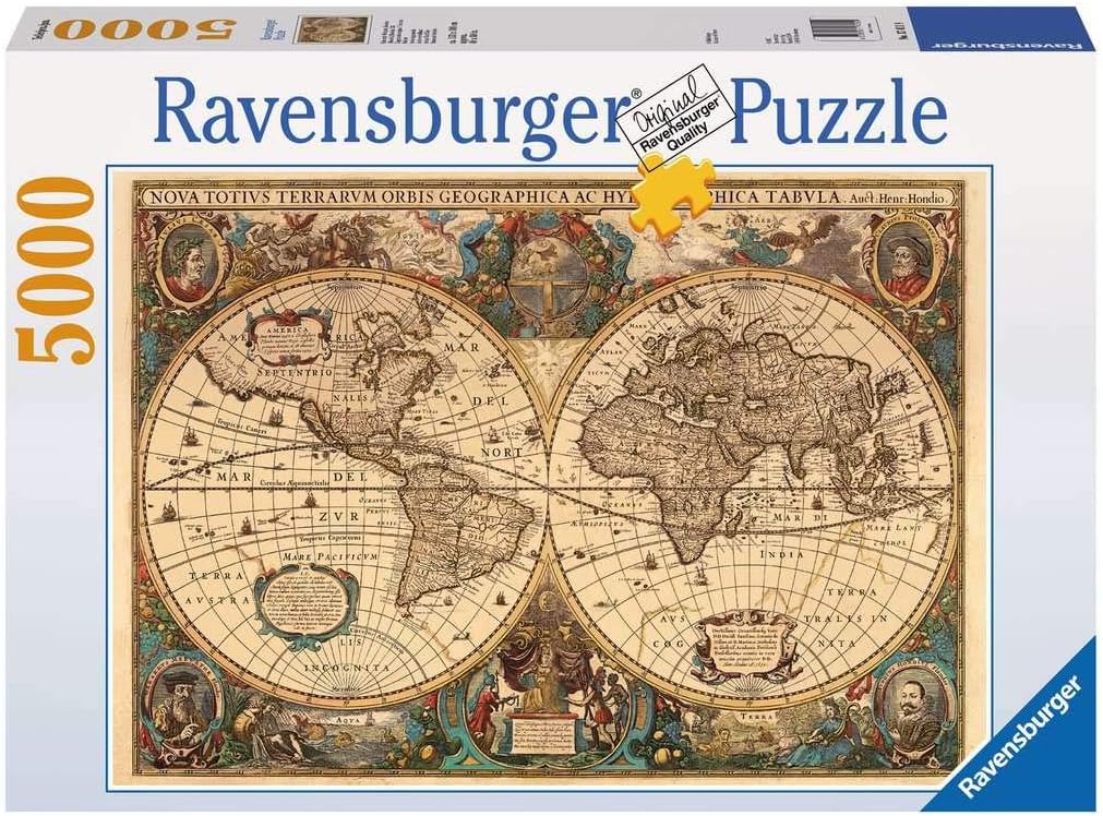 Antik Világtérkép 1630 Ravensburger 5000 darabos kirakó puzzle (RA-17411 4005556174119) - puzzlegarden