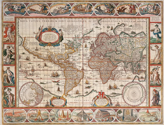 Antik Világtérkép 1650 Ravensburger 2000 darabos kirakó puzzle (RA - 16633) - puzzlegarden