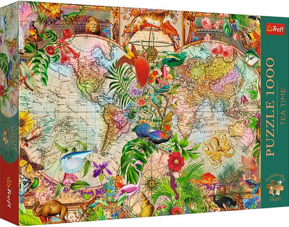 Antik világtérkép Trefl 1000 darabos kirakó puzzle (TR - 12077 5900511120776) - puzzlegarden