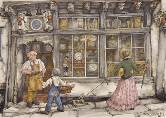 Anton Pieck - Az Órásmester Jumbo 1000 darabos kirakó puzzle (JU - 18826) - puzzlegarden