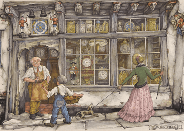 Anton Pieck - Az Órásmester Jumbo 1000 darabos kirakó puzzle (JU-18826 8710126188262) - puzzlegarden