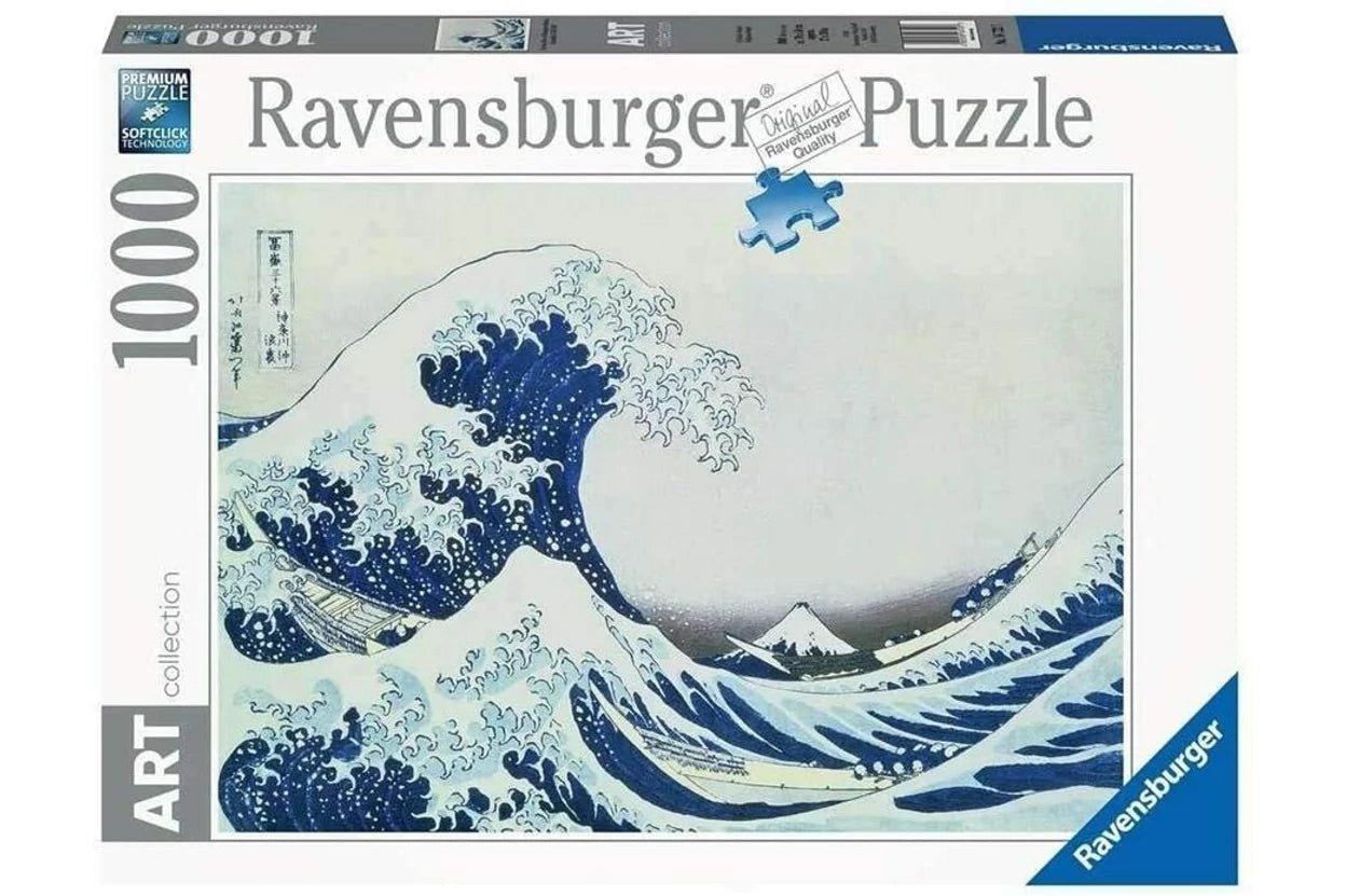 Art collection - Hokusai - A nagy hullám Kanagavánál Ravensburger 1000 darabos kirakó puzzle (RA - 16722 4005556167227) - puzzlegarden