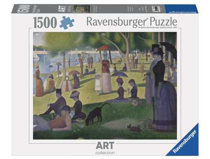 Art Collection - Seurat - Vasárnap délután Grande Jatte szigetén Ravensburger 1500 darabos kirakó puzzle (RA - 12001245) - puzzlegarden