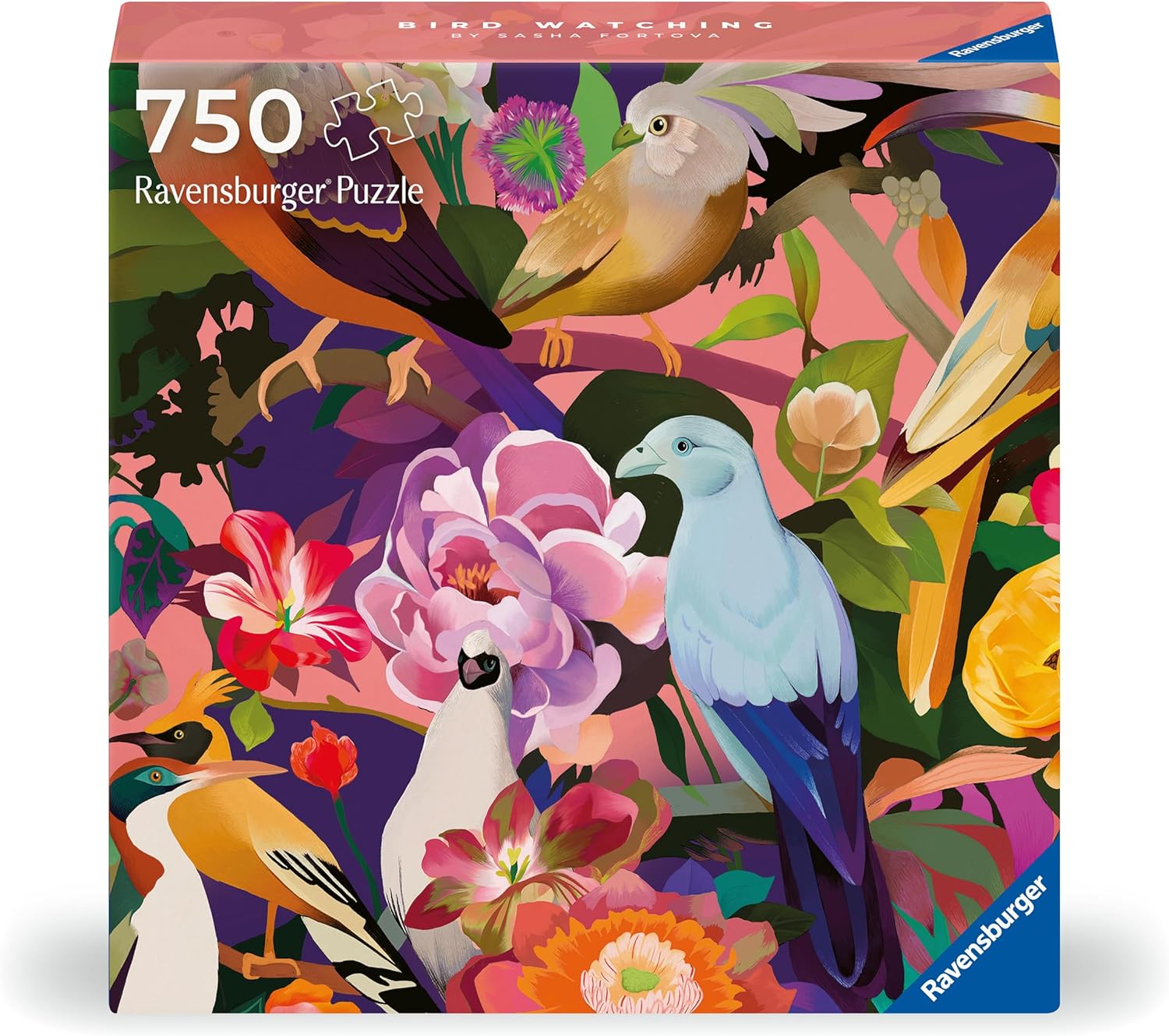 Art&Soul - Madarak és Virágok Ravensburger 750 darabos kirakó puzzle (RA-12000998 4005555009986) - puzzlegarden