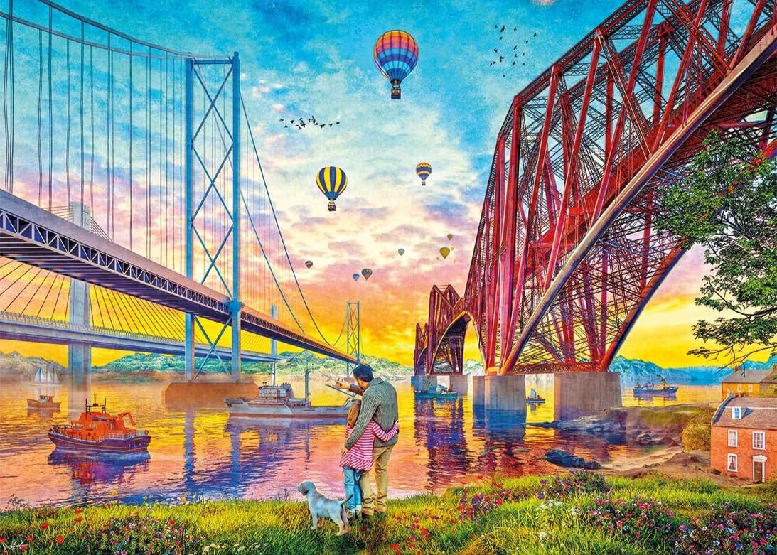 Átkelés a három hídon Gibsons 1000 darabos kirakó puzzle (G - G6424) - puzzlegarden