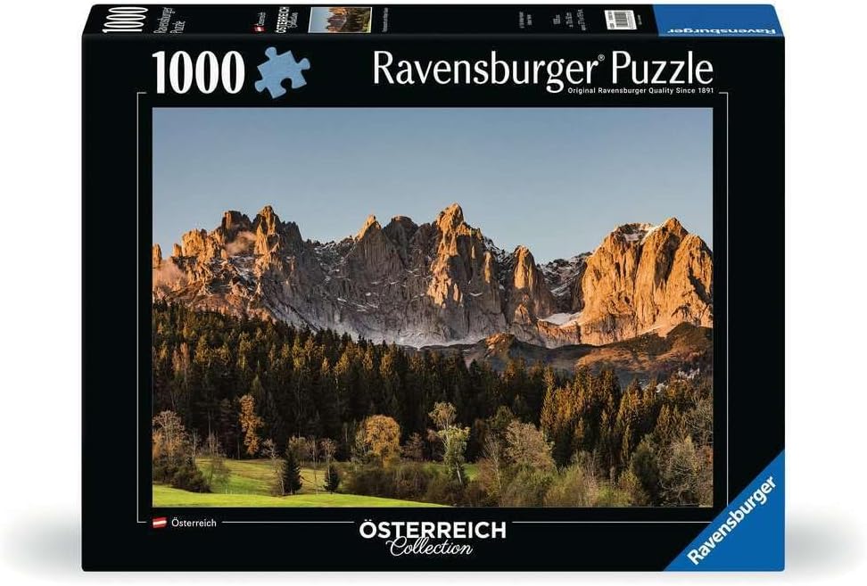 Ausztria Kollekció - Színpompás Kaiser - hegység Ravensburger 1000 darabos kirakó puzzle (RA - 12000141 4005555001416) - puzzlegarden