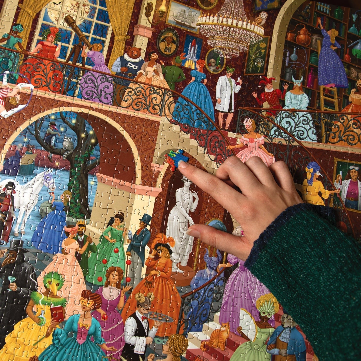 Az alkimista álarcosbálja Eeboo 1000 darabos kirakó puzzle (EB-PZT110) - puzzlegarden