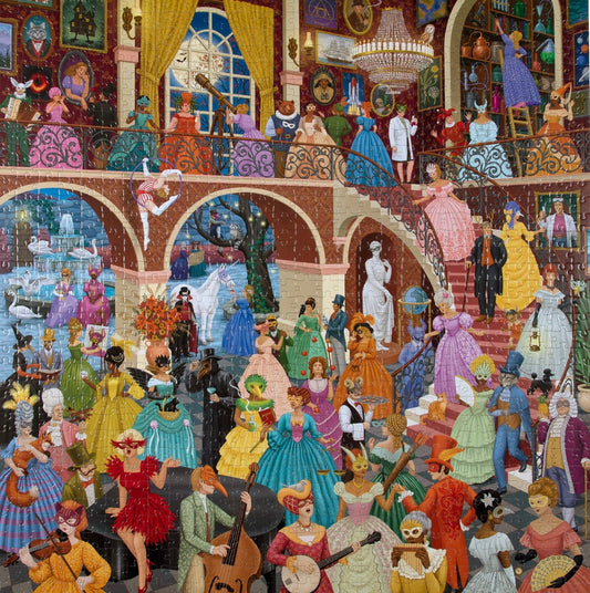 Az alkimista álarcosbálja Eeboo 1000 darabos kirakó puzzle (EB-PZT110) - puzzlegarden