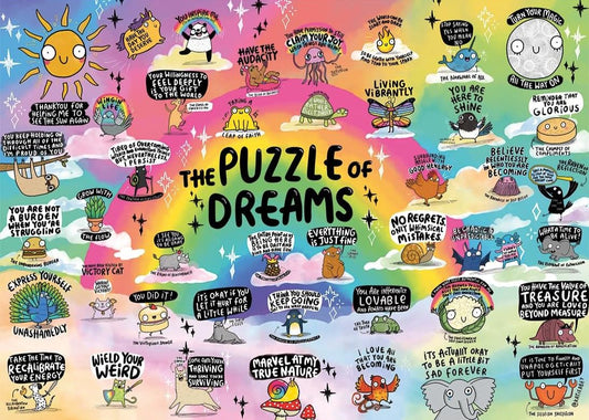 Az ĂĄlmok kirakĂłja Gibsons 1000 darabos kirakĂł puzzle (G - G7163) - puzzlegarden