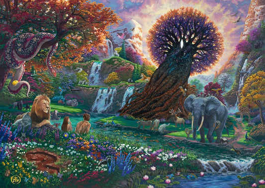 Az Édenkert Schmidt Spiele 1000 darabos kirakó puzzle (SCH - 58610) - puzzlegarden