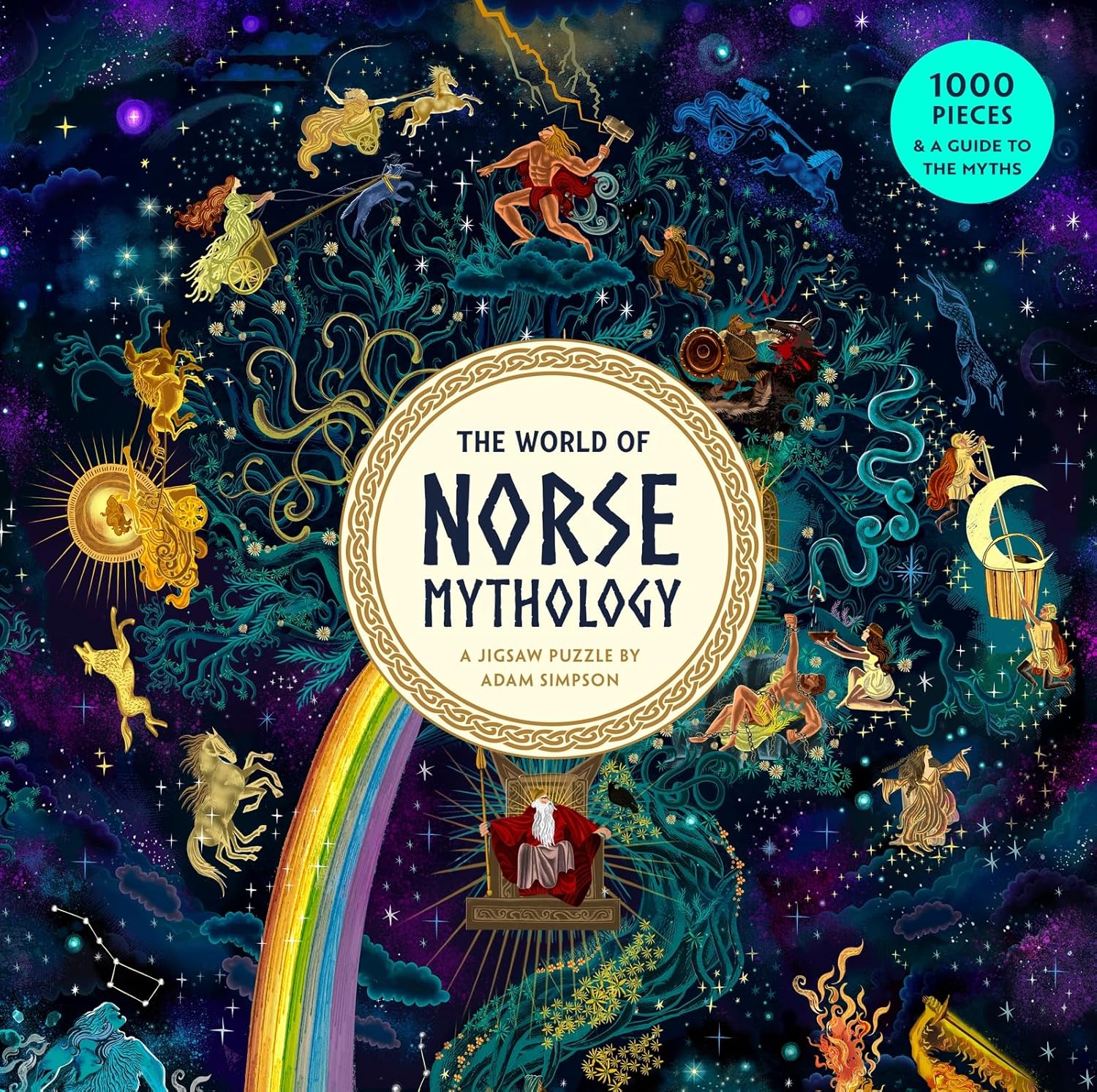 Az északi mitológia világa Laurence King 1000 darabos kirakó puzzle (LK - 9781399629607) - puzzlegarden