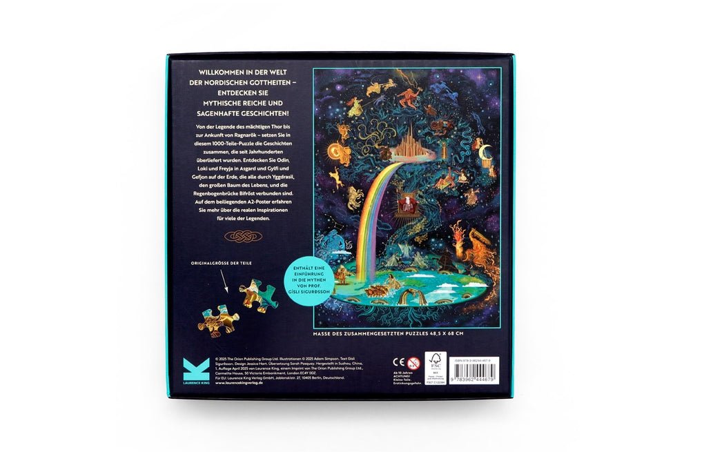 Az északi mitológia világa Laurence King 1000 darabos kirakó puzzle (LK - 9781399629607) - puzzlegarden