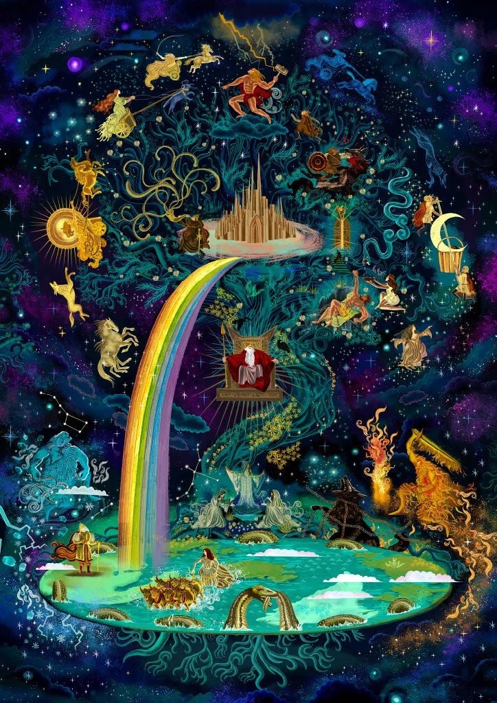 Az északi mitológia világa Laurence King 1000 darabos kirakó puzzle (LK - 9781399629607) - puzzlegarden