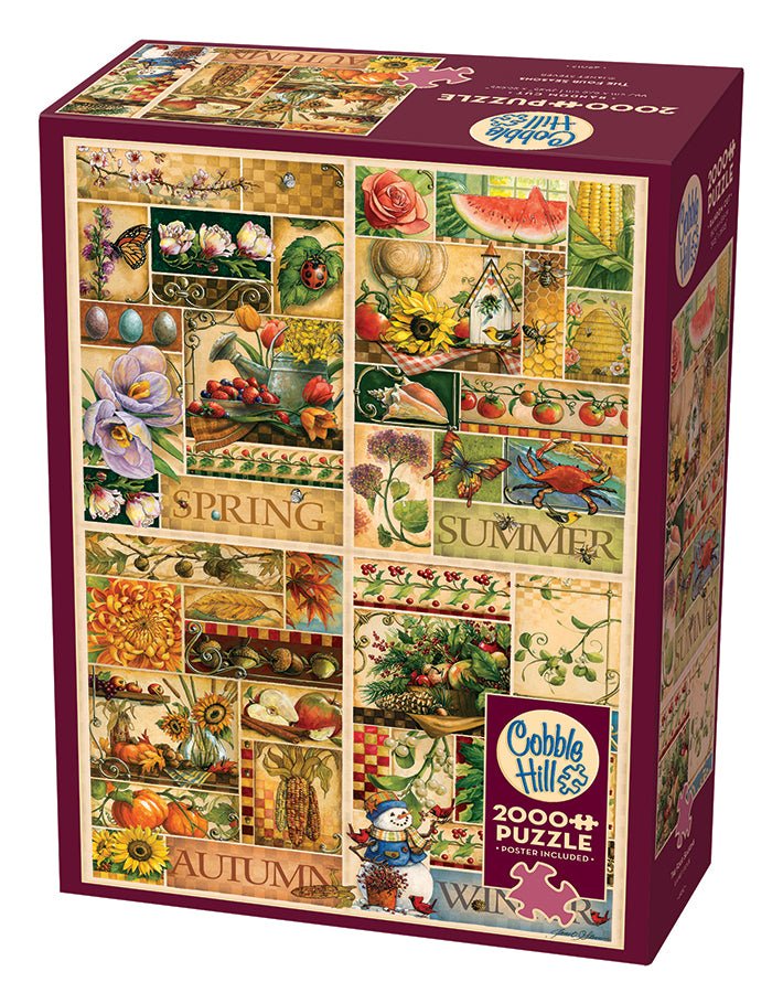 Az Évszakok Cobble Hill 2000 darabos kirakó puzzle (CH - 49012) - puzzlegarden