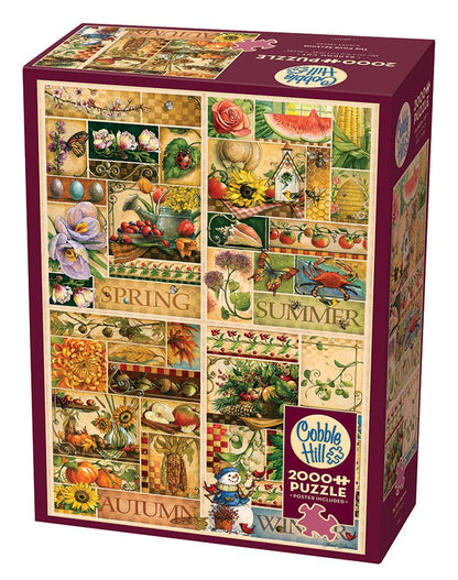 Az Évszakok Cobble Hill 2000 darabos kirakó puzzle (CH - 49012) - puzzlegarden