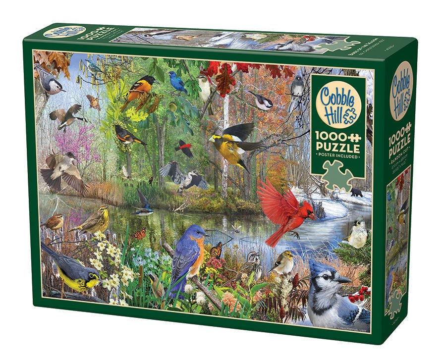 Az évszakok madarai Cobble Hill 1000 darabos kirakó puzzle (CH - 40163) - puzzlegarden