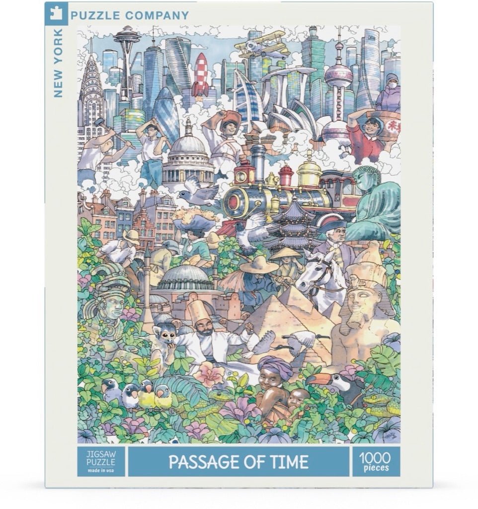 Az idő múlása New York Puzzle Company 1000 darabos kirakó puzzle (NYPC - NPZMT2425 840291701763) - puzzlegarden