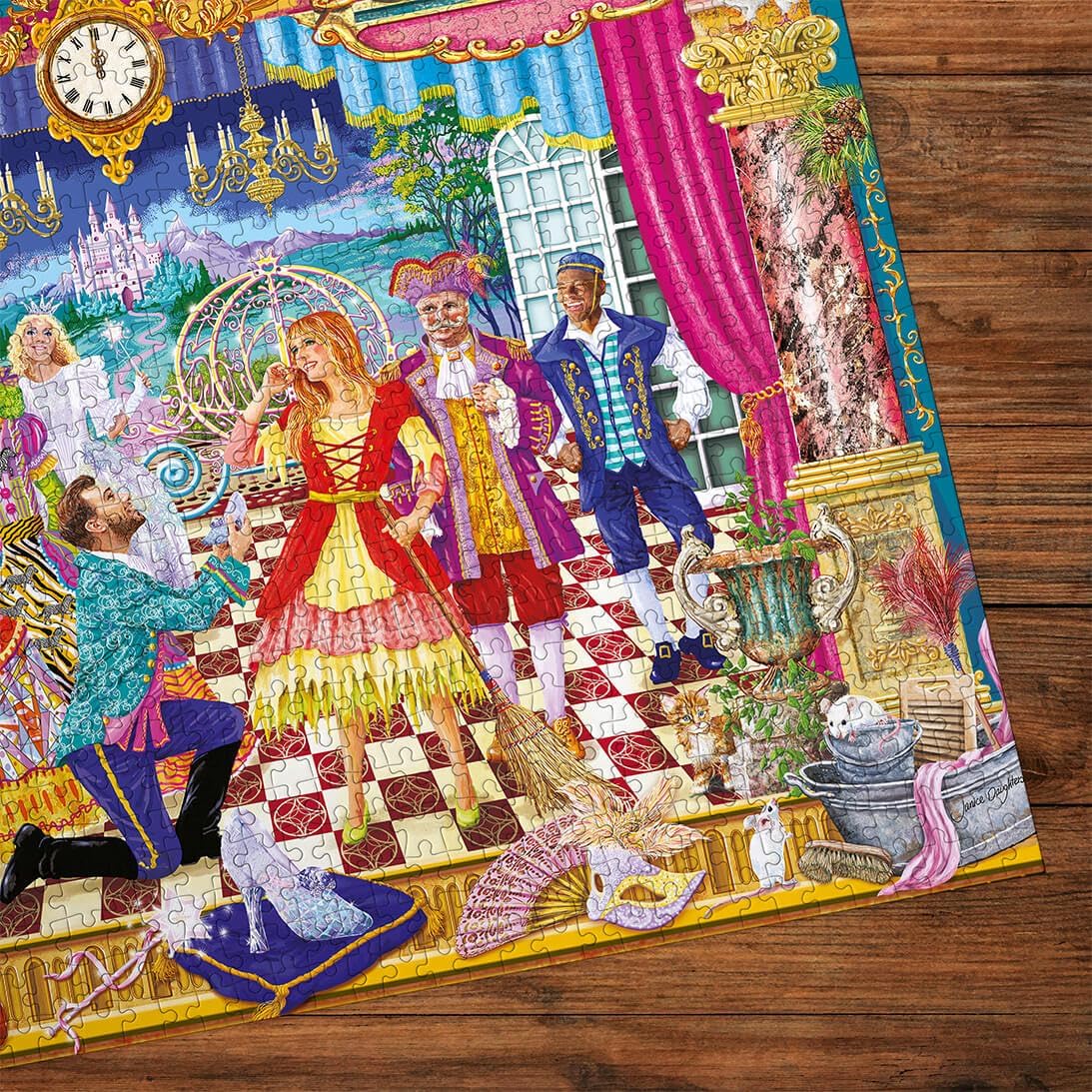 Az üvegcipellő Gibsons 1000 darabos kirakó puzzle (G - G6445) - puzzlegarden