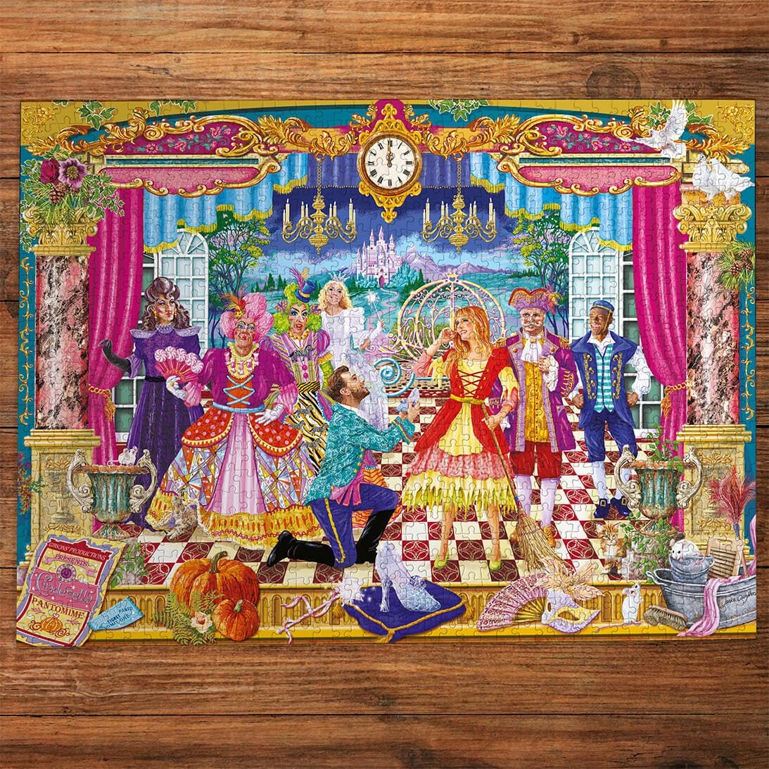 Az üvegcipellő Gibsons 1000 darabos kirakó puzzle (G - G6445) - puzzlegarden