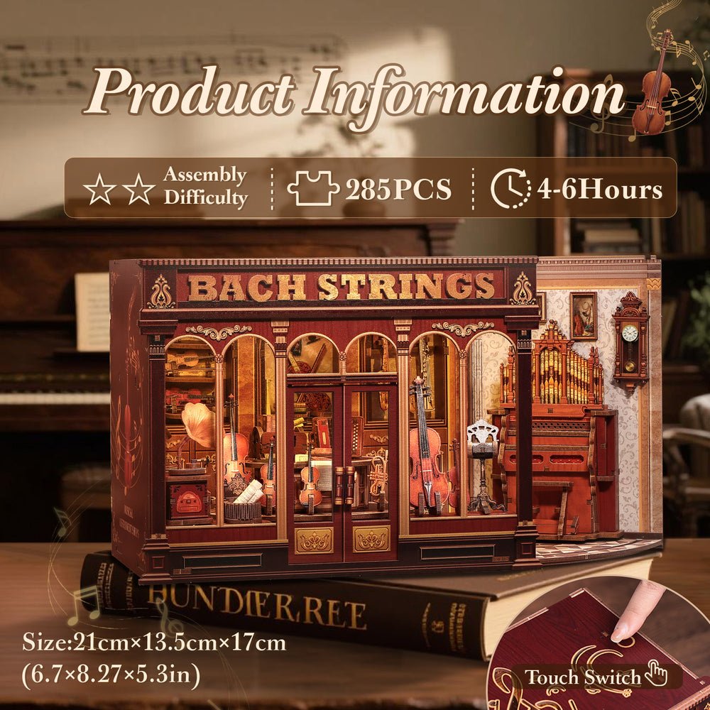 Bach Zeneműbolt CuteBee 285 darabos kirakó puzzle (CB - CWGB404) - puzzlegarden