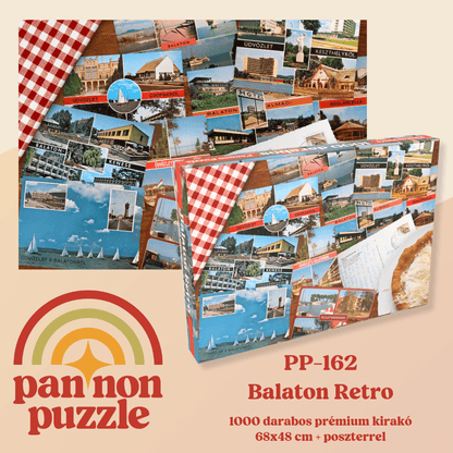 Balaton Retro Pannon Puzzle 1000 darabos kirakó puzzle (PP-162) - puzzlegarden