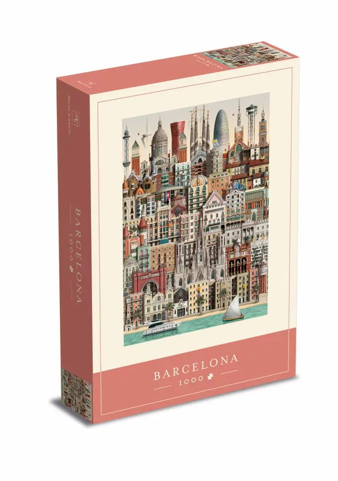 Barcelona Martin Schwartz 1000 darabos kirakó puzzle (MS-MS1607-2) - puzzlegarden