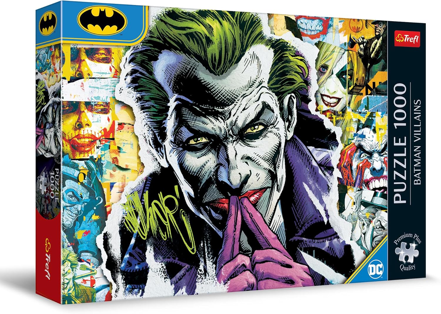 Batman Gonosztevők - A Joker Trefl 1000 darabos kirakó puzzle (TR - 10836 5900511108361) - puzzlegarden