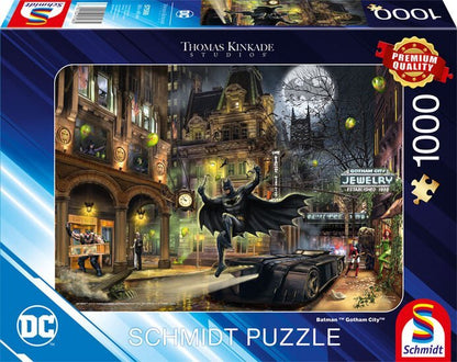 Batman, Gotham City Schmidt 1000 darabos kirakó puzzle (SCH-57588 4001504575885) - puzzlegarden