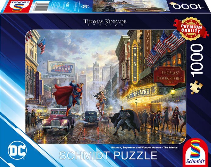 Batman, Superman és Wonder Woman Schmidt 1000 darabos kirakó puzzle (SCH-57589 4001504575892) - puzzlegarden