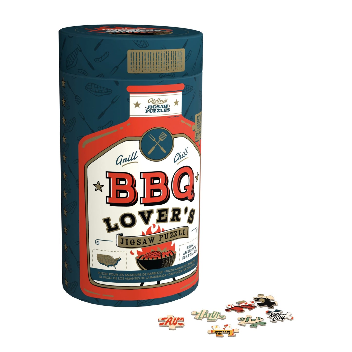 BBQ Kedvelők - díszdobozban Ridley's games 500 darabos kirakó puzzle (GA-9781797237459) - puzzlegarden