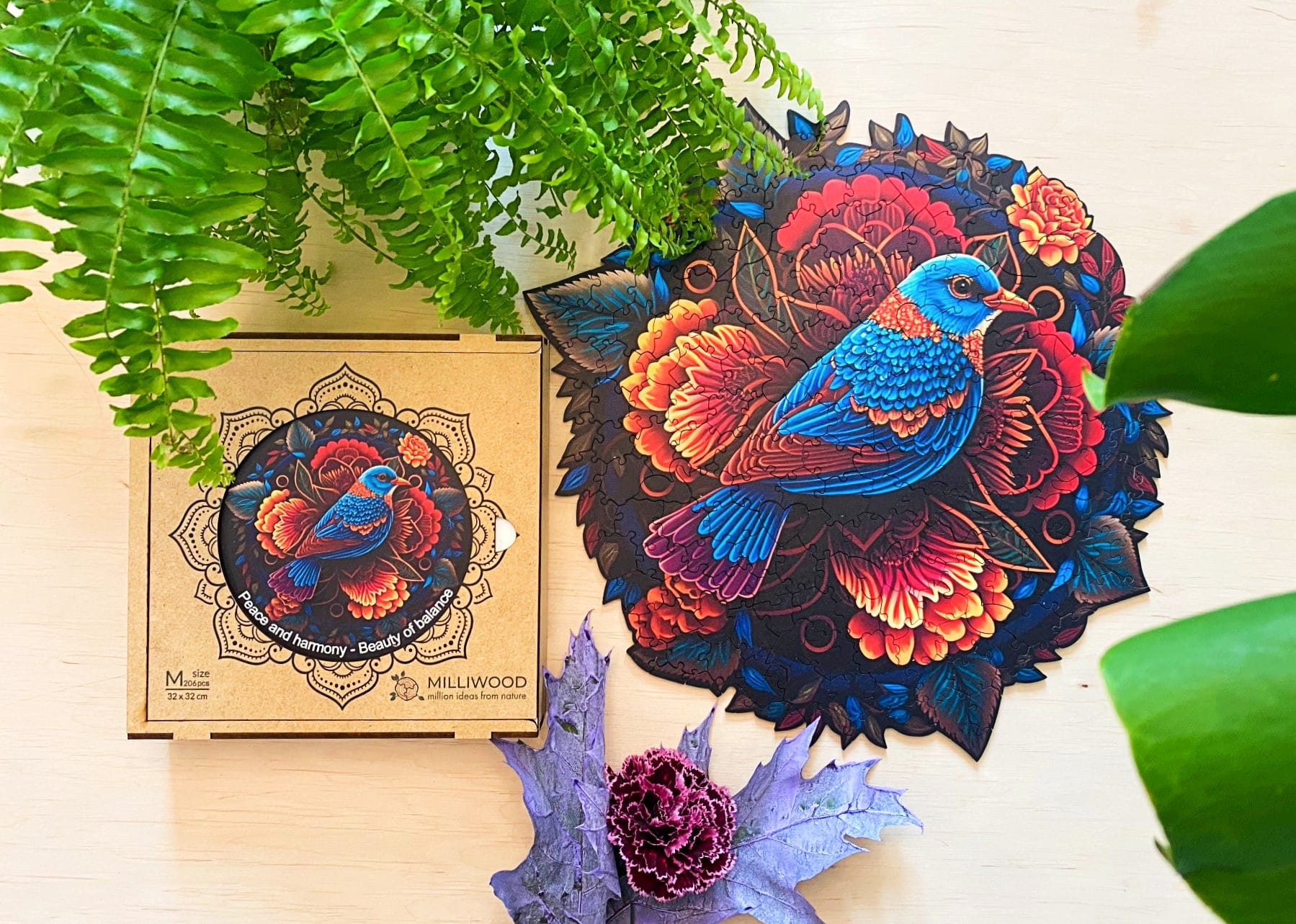 Béke és harmónia – Az egyensúly szépsége Milliwood 206 darabos kirakó puzzle (MW - 5061) - puzzlegarden