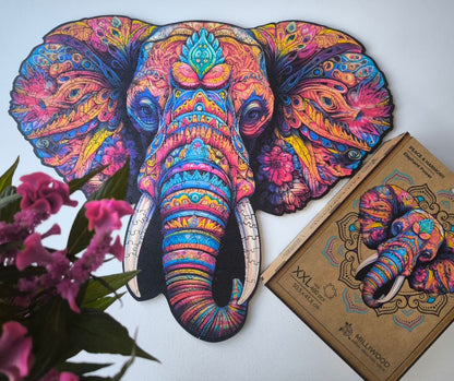 Béke és harmónia – Elefánterő Milliwood 400 darabos kirakó puzzle (MW - 5062) - puzzlegarden